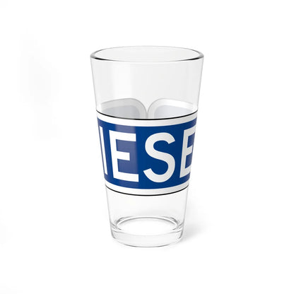 MUTCD-CA G66-12A (California) (Road Sign) Pint Glass 16oz 16oz - Go Mug Yourself