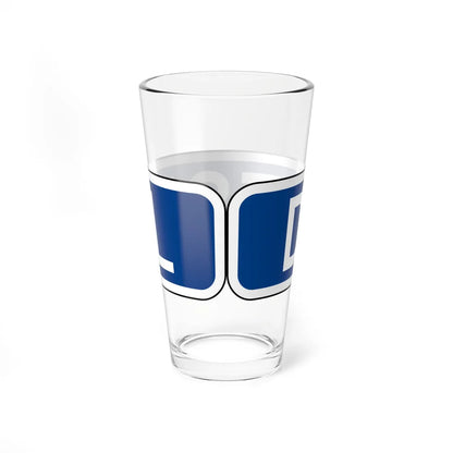 MUTCD-CA G66-12A (California) (Road Sign) Pint Glass 16oz - Go Mug Yourself