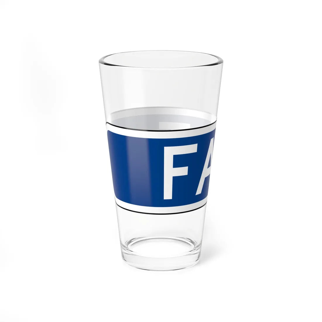 MUTCD-CA G66-21C (California) (Road Sign) Pint Glass 16oz - Go Mug Yourself