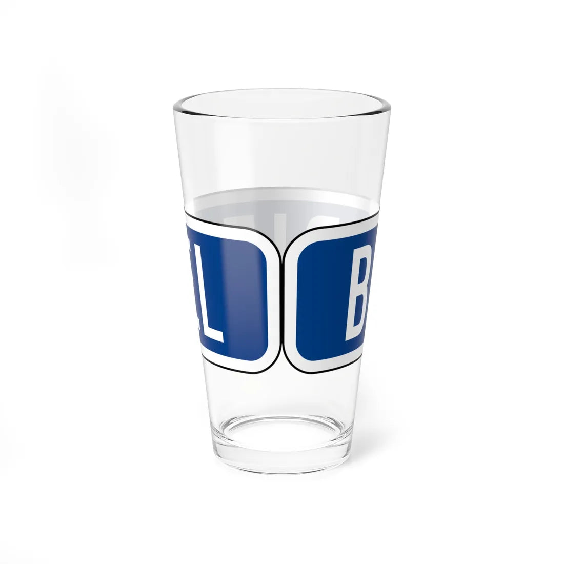 MUTCD-CA G66-22D (California) (Road Sign) Pint Glass 16oz - Go Mug Yourself