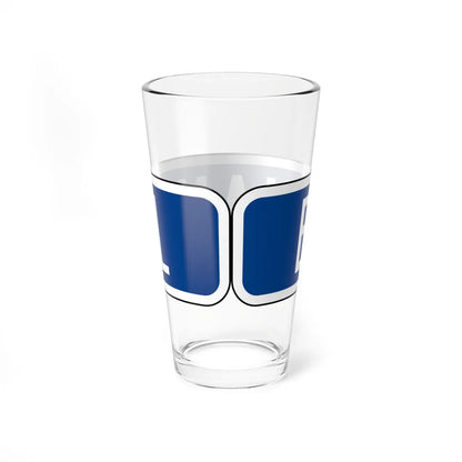 MUTCD-CA G66-22F (California) (Road Sign) Pint Glass 16oz - Go Mug Yourself