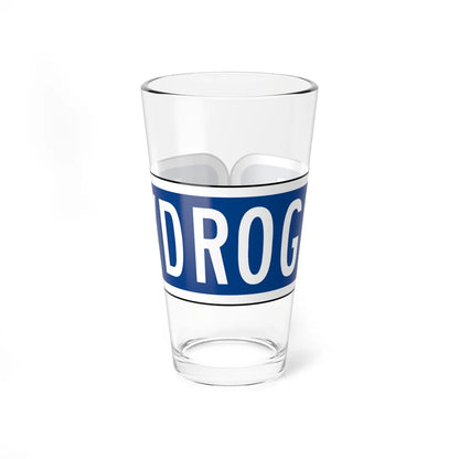 MUTCD-CA G66-22H (California) (Road Sign) Pint Glass 16oz 16oz - Go Mug Yourself