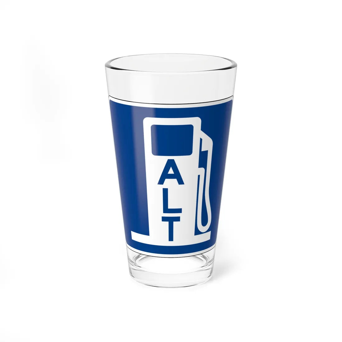 MUTCD-CA G66-22J (California) (Road Sign) Pint Glass 16oz 16oz - Go Mug Yourself