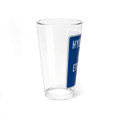 MUTCD-CA G66-22K (California) (Road Sign) Pint Glass 16oz - Go Mug Yourself