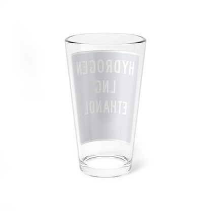 MUTCD-CA G66-22K open text (California) (Road Sign) Pint Glass 16oz - Go Mug Yourself