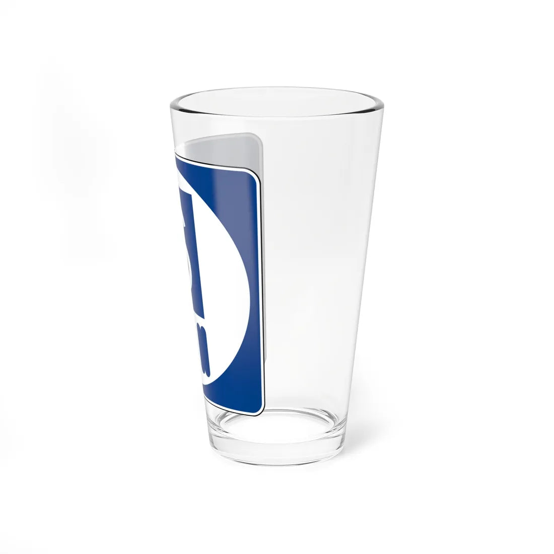 MUTCD-CA G66-55 (California) (Road Sign) Pint Glass 16oz - Go Mug Yourself