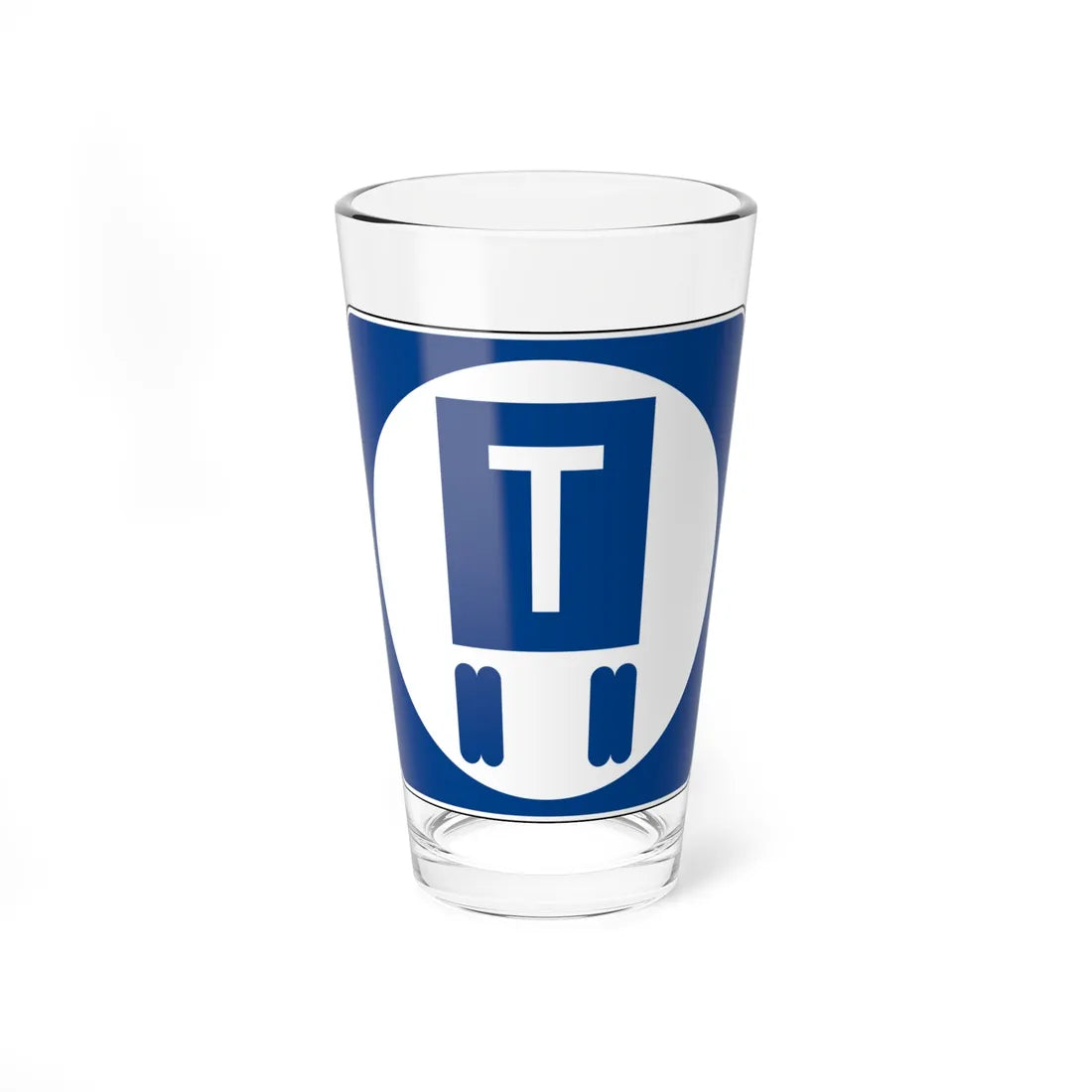 MUTCD-CA G66-56 (California) (Road Sign) Pint Glass 16oz 16oz - Go Mug Yourself