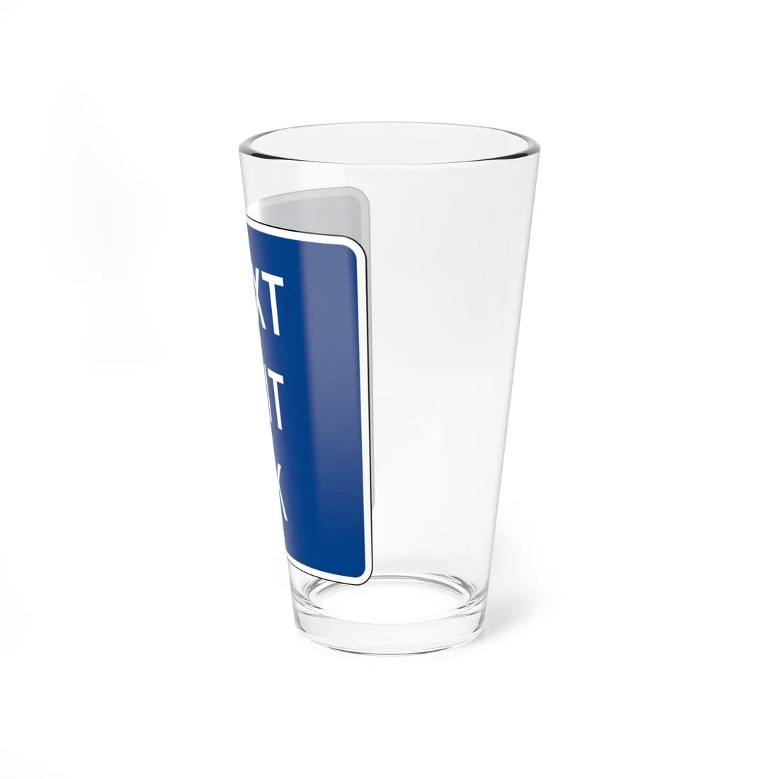 MUTCD-CA G66-56A (California) (Road Sign) Pint Glass 16oz - Go Mug Yourself