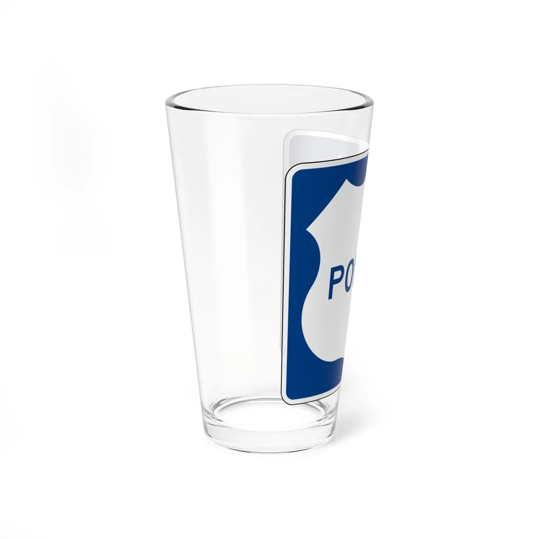 MUTCD-CA G66-62 (California) (Road Sign) Pint Glass 16oz - Go Mug Yourself