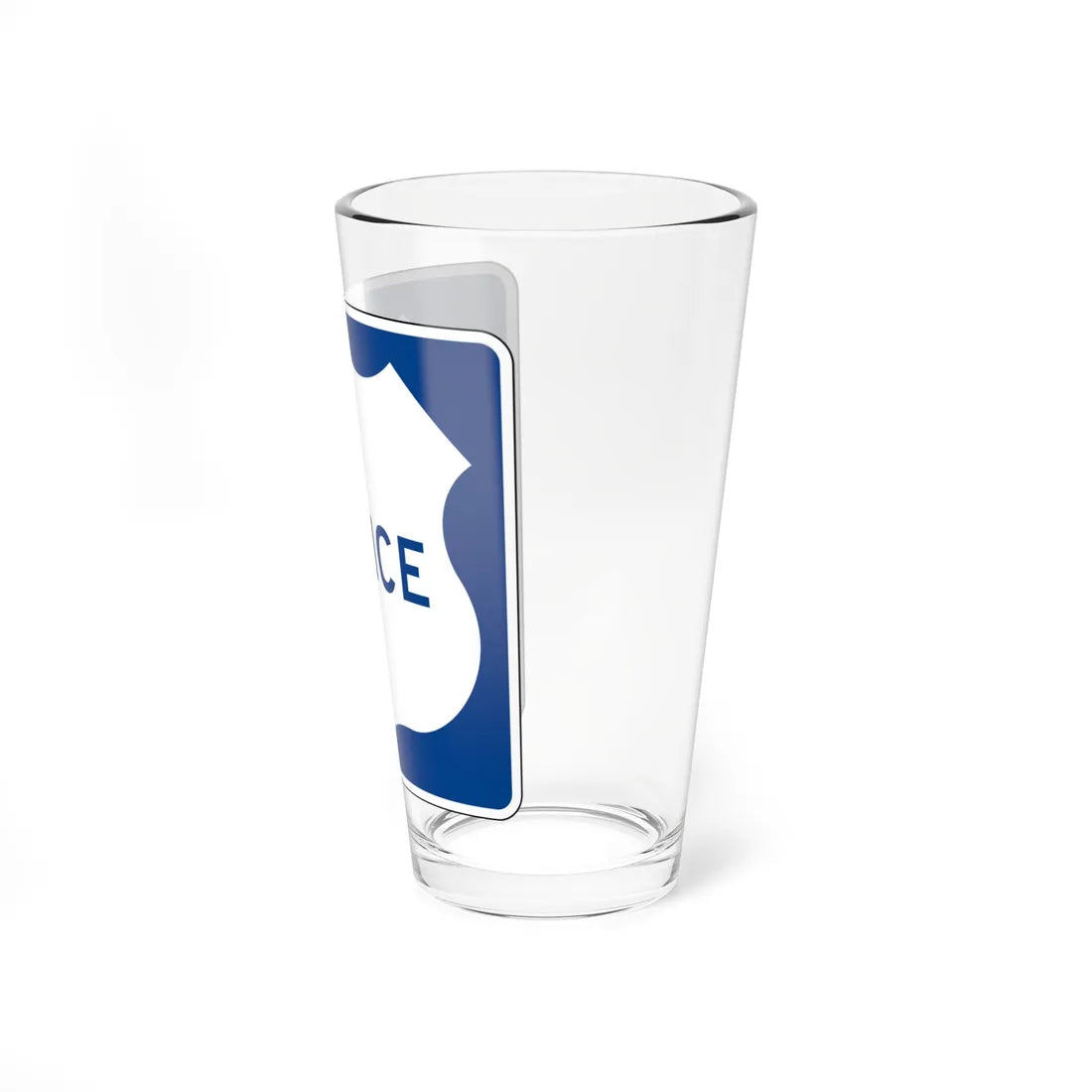 MUTCD-CA G66-62 (California) (Road Sign) Pint Glass 16oz - Go Mug Yourself