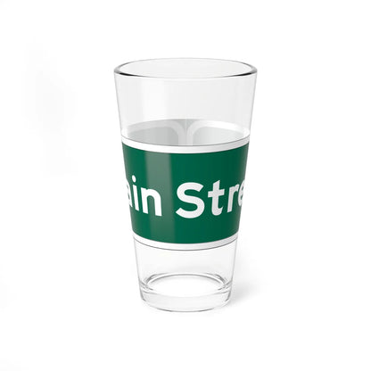 MUTCD-CA G7-1 (California) (Road Sign) Pint Glass 16oz - Go Mug Yourself
