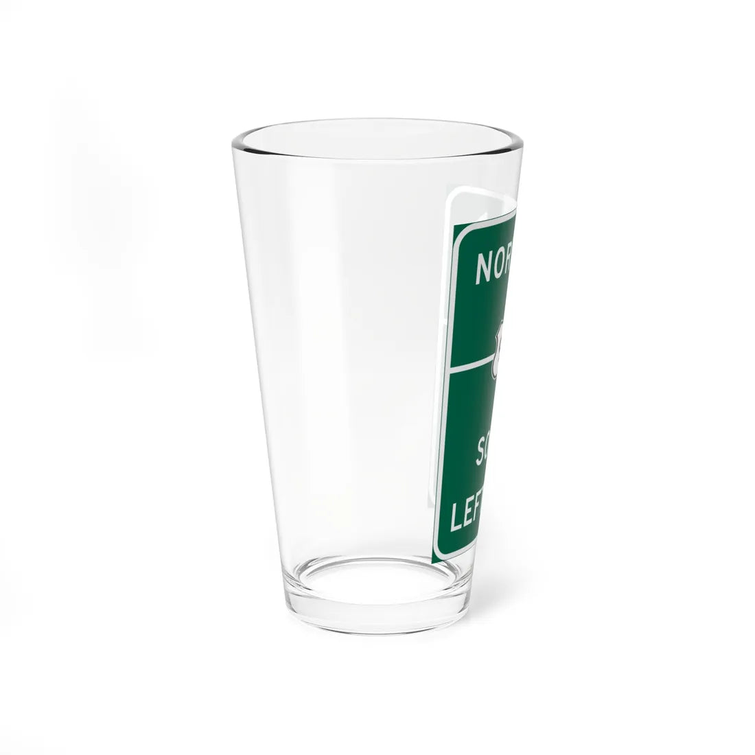 MUTCD-CA G77A 99E (California) (Road Sign) Pint Glass 16oz - Go Mug Yourself