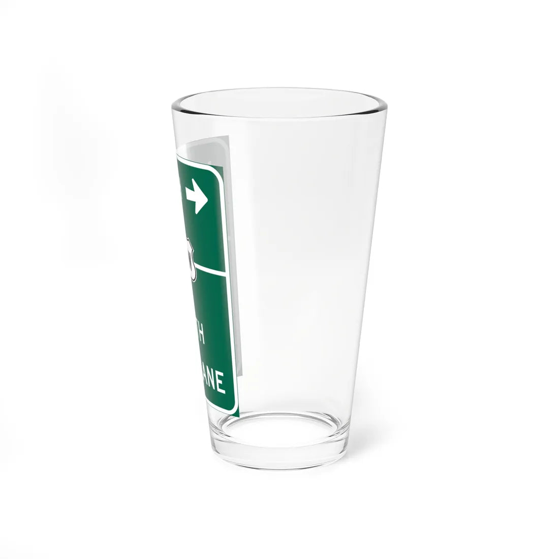 MUTCD-CA G77A 99W (California) (Road Sign) Pint Glass 16oz - Go Mug Yourself