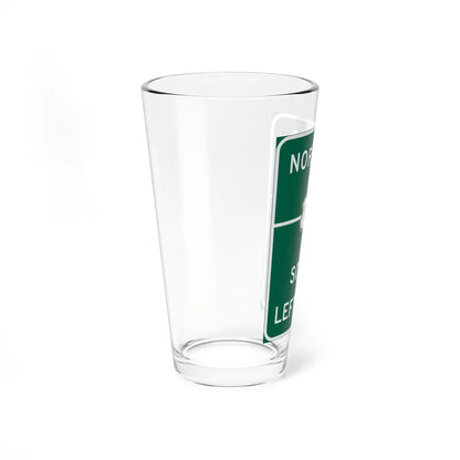 MUTCD-CA G77A (California) (Road Sign) Pint Glass 16oz - Go Mug Yourself