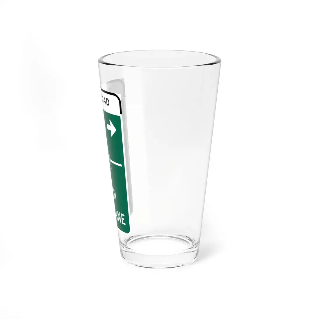 MUTCD-CA G77A Toll (California) (Road Sign) Pint Glass 16oz - Go Mug Yourself