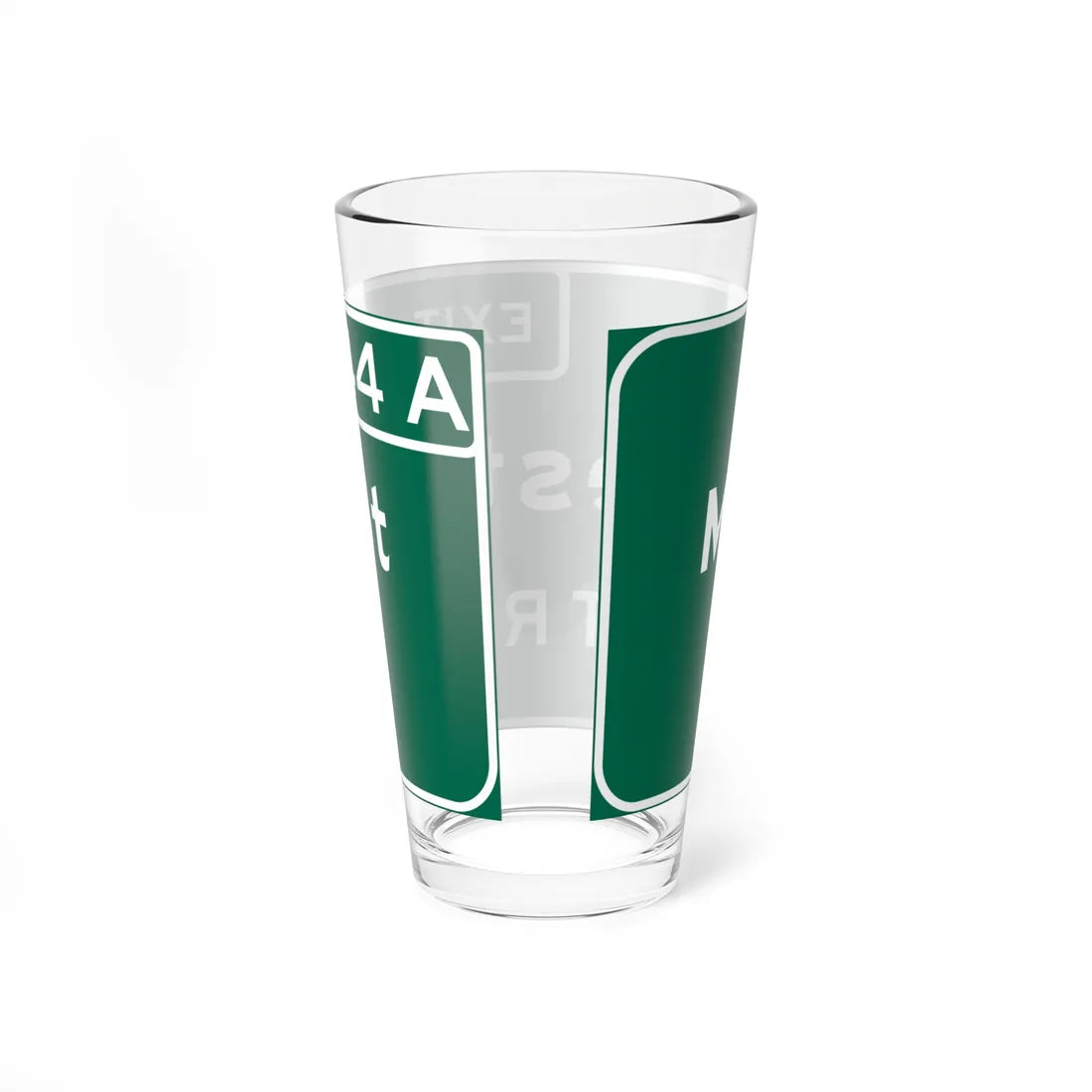 MUTCD-CA G86-13 20062021 (California) (Road Sign) Pint Glass 16oz - Go Mug Yourself