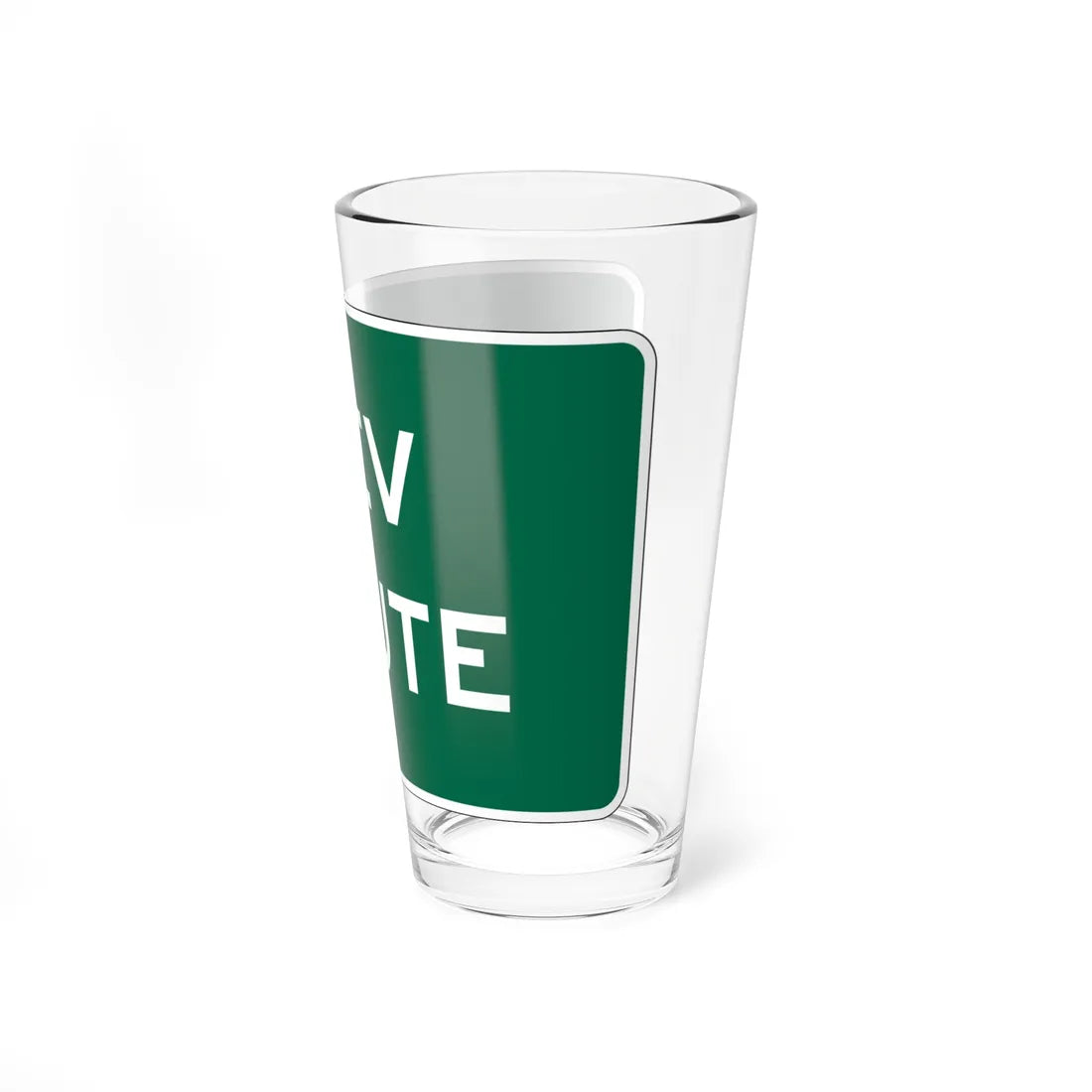 MUTCD-CA NEV-G2 (California) (Road Sign) Pint Glass 16oz - Go Mug Yourself