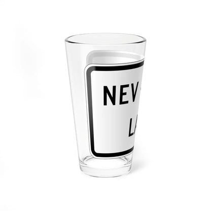 MUTCD-CA NEV-R1 (California) (Road Sign) Pint Glass 16oz - Go Mug Yourself