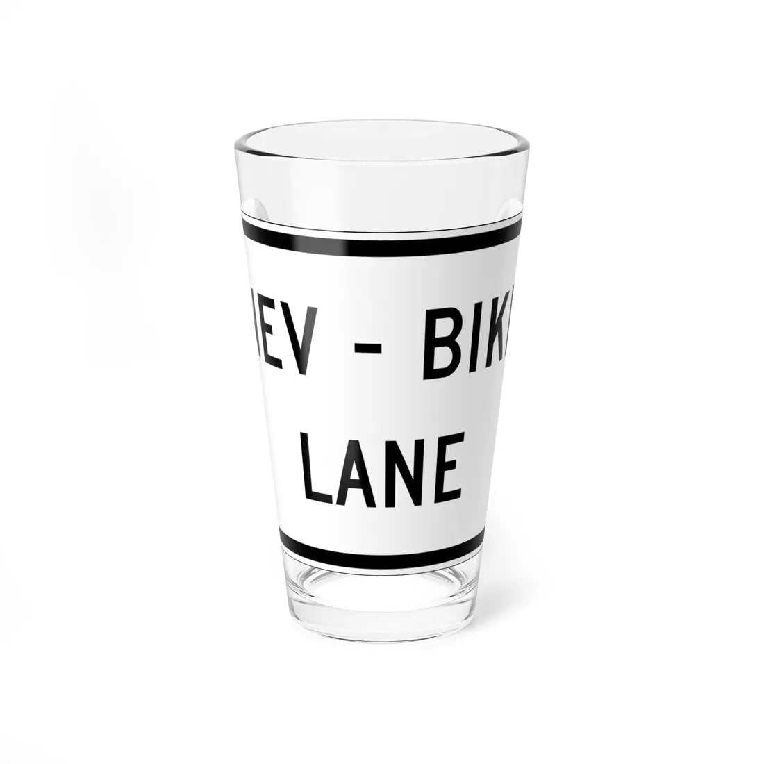 MUTCD-CA NEV-R1 (California) (Road Sign) Pint Glass 16oz - Go Mug Yourself