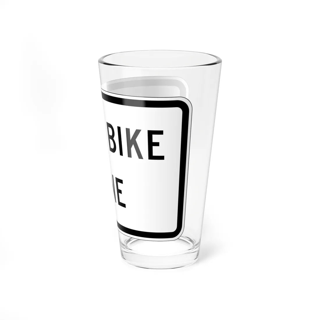 MUTCD-CA NEV-R1 (California) (Road Sign) Pint Glass 16oz - Go Mug Yourself