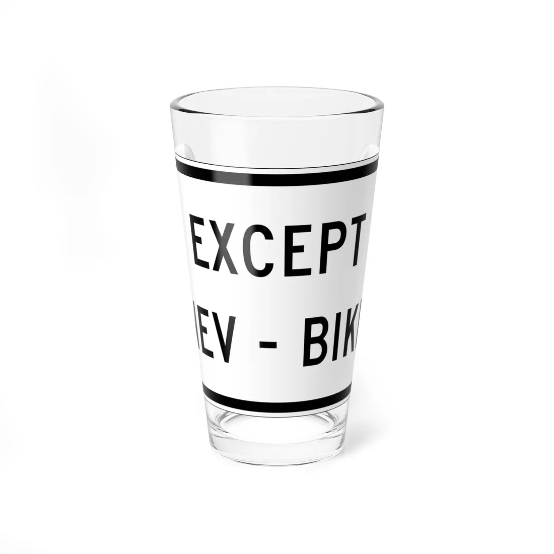 MUTCD-CA NEV-R5 (California) (Road Sign) Pint Glass 16oz 16oz - Go Mug Yourself