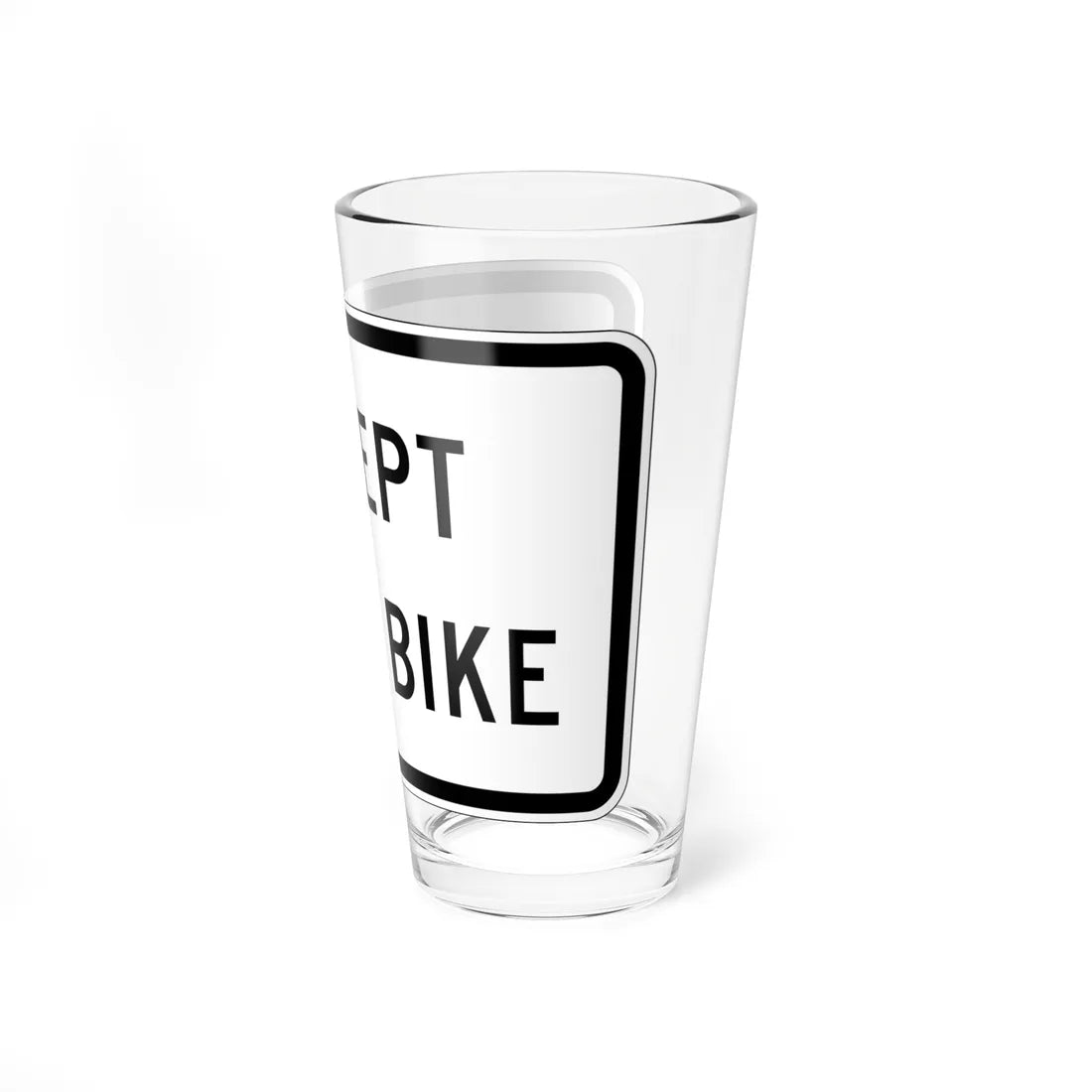 MUTCD-CA NEV-R5 (California) (Road Sign) Pint Glass 16oz - Go Mug Yourself