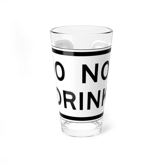 MUTCD-CA PREP-013 (California) (Road Sign) Pint Glass 16oz 16oz - Go Mug Yourself