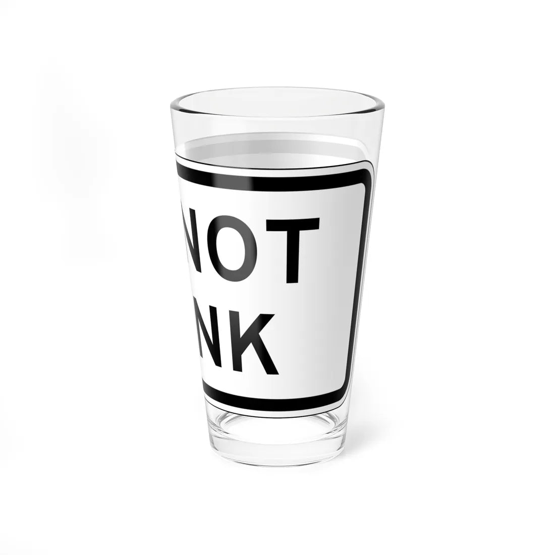 MUTCD-CA PREP-013 (California) (Road Sign) Pint Glass 16oz - Go Mug Yourself