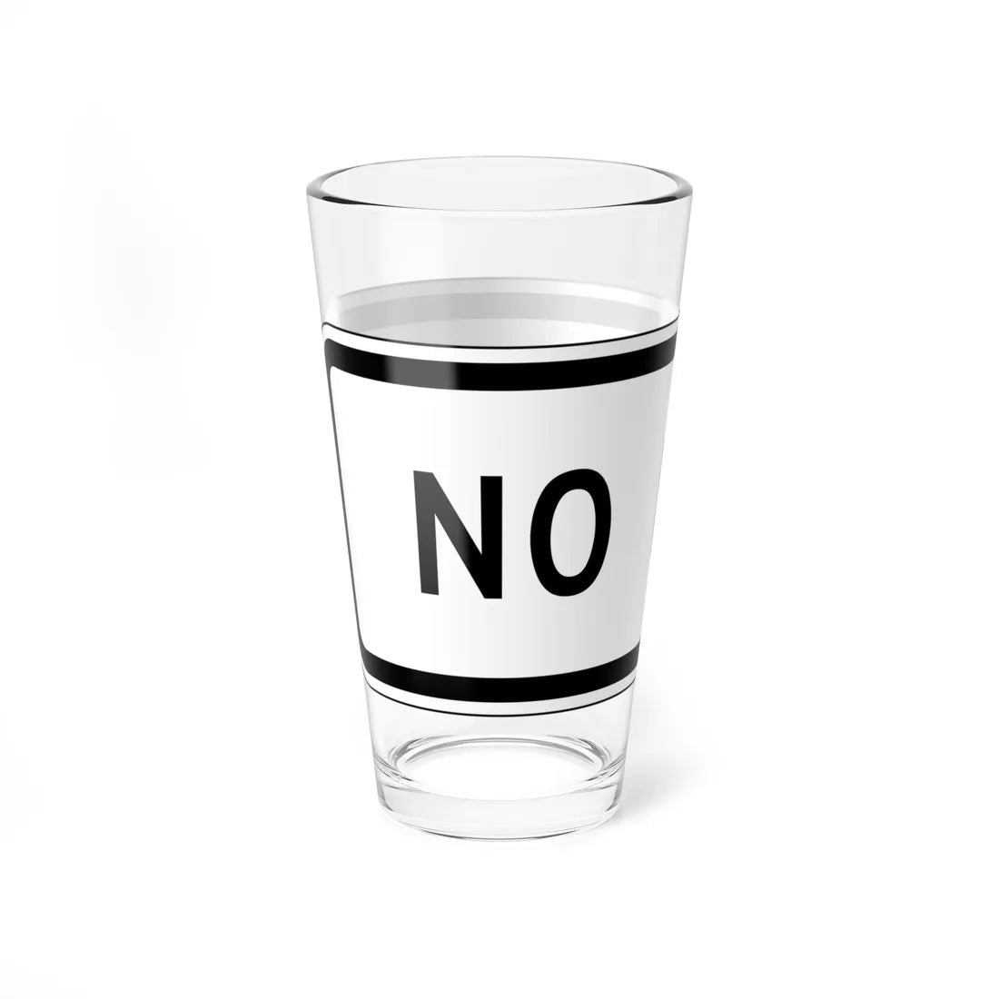 MUTCD-CA PREP-017 (California) (Road Sign) Pint Glass 16oz - Go Mug Yourself