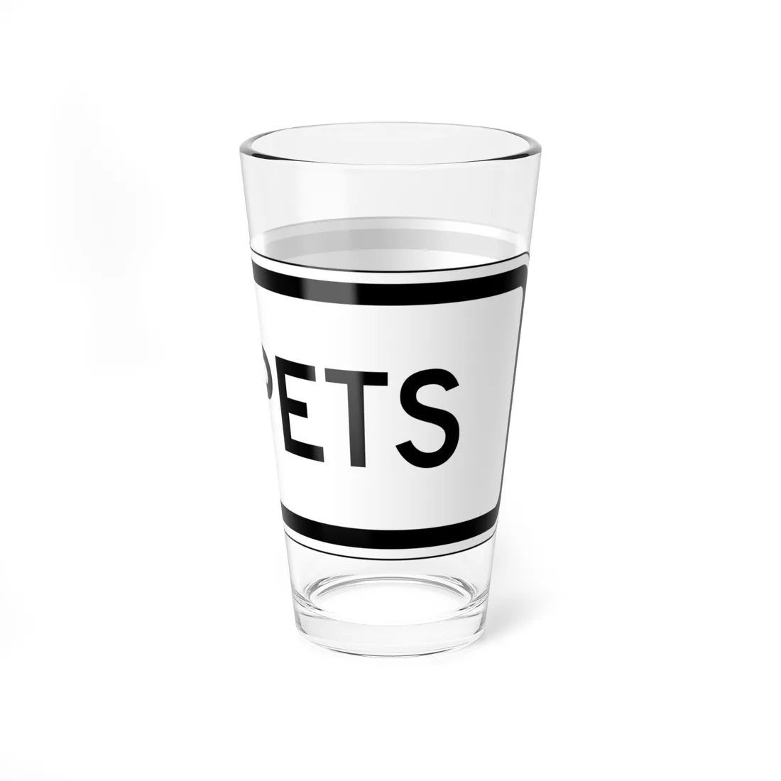 MUTCD-CA PREP-017 (California) (Road Sign) Pint Glass 16oz - Go Mug Yourself