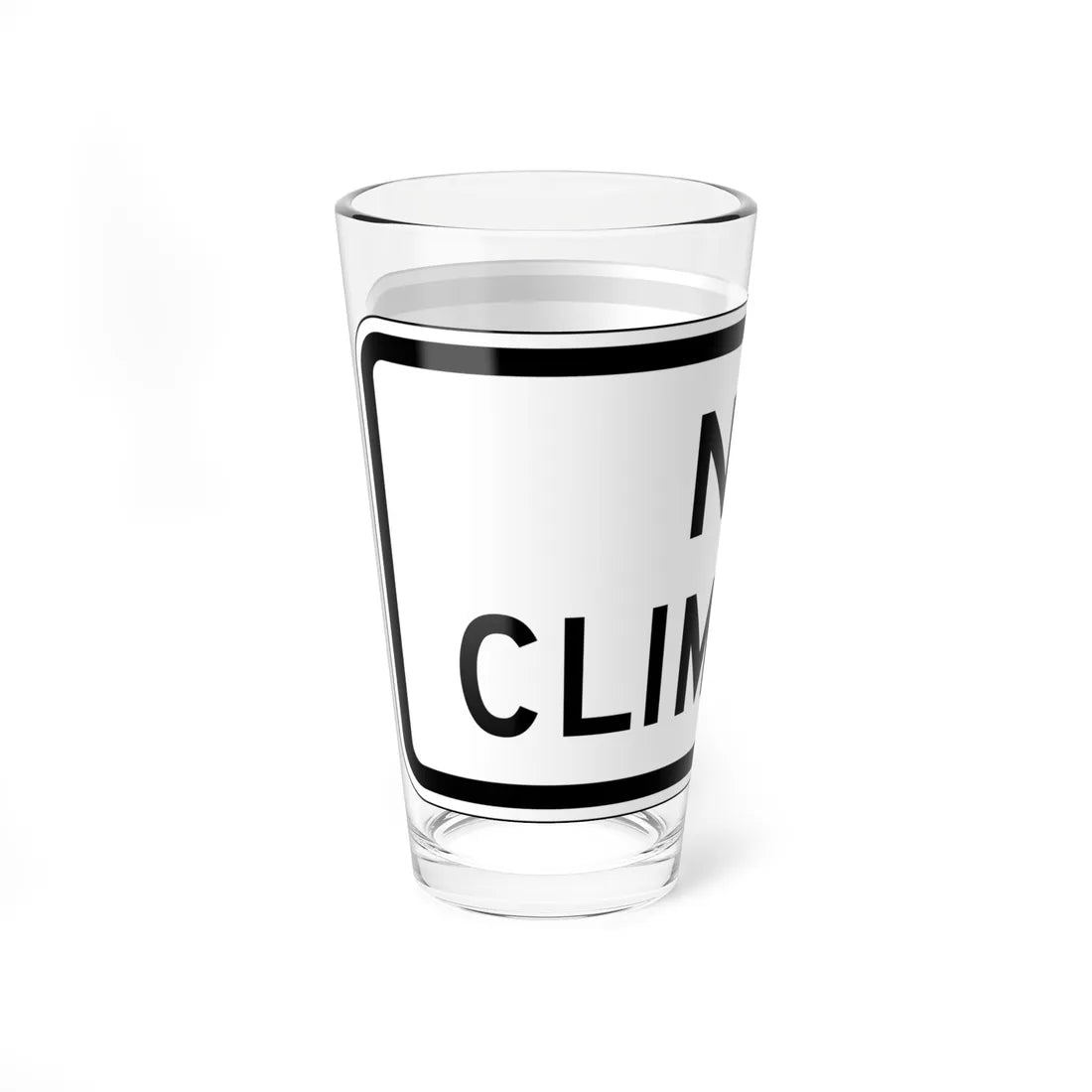 MUTCD-CA PREP-082 (California) (Road Sign) Pint Glass 16oz - Go Mug Yourself