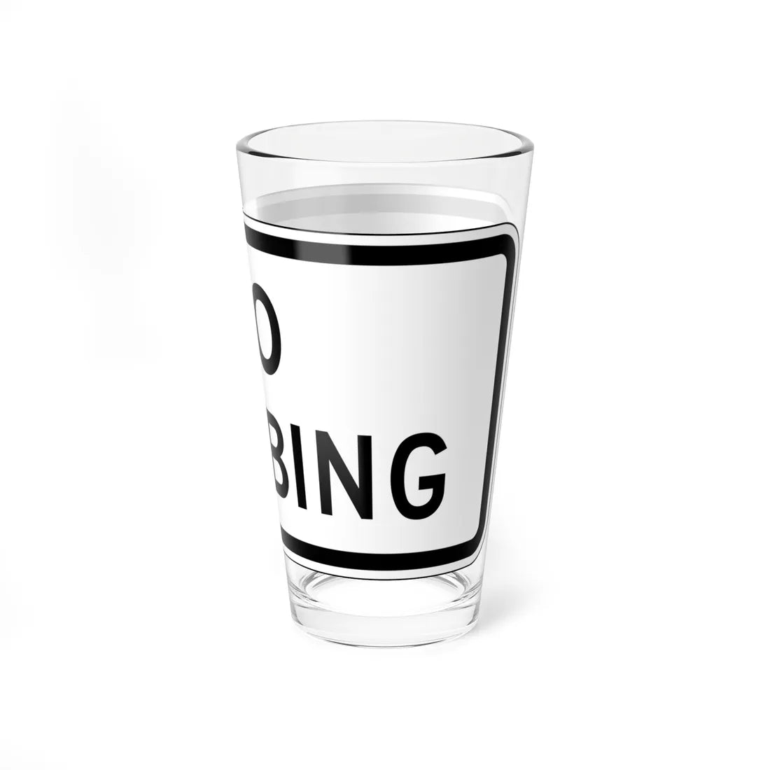 MUTCD-CA PREP-082 (California) (Road Sign) Pint Glass 16oz - Go Mug Yourself