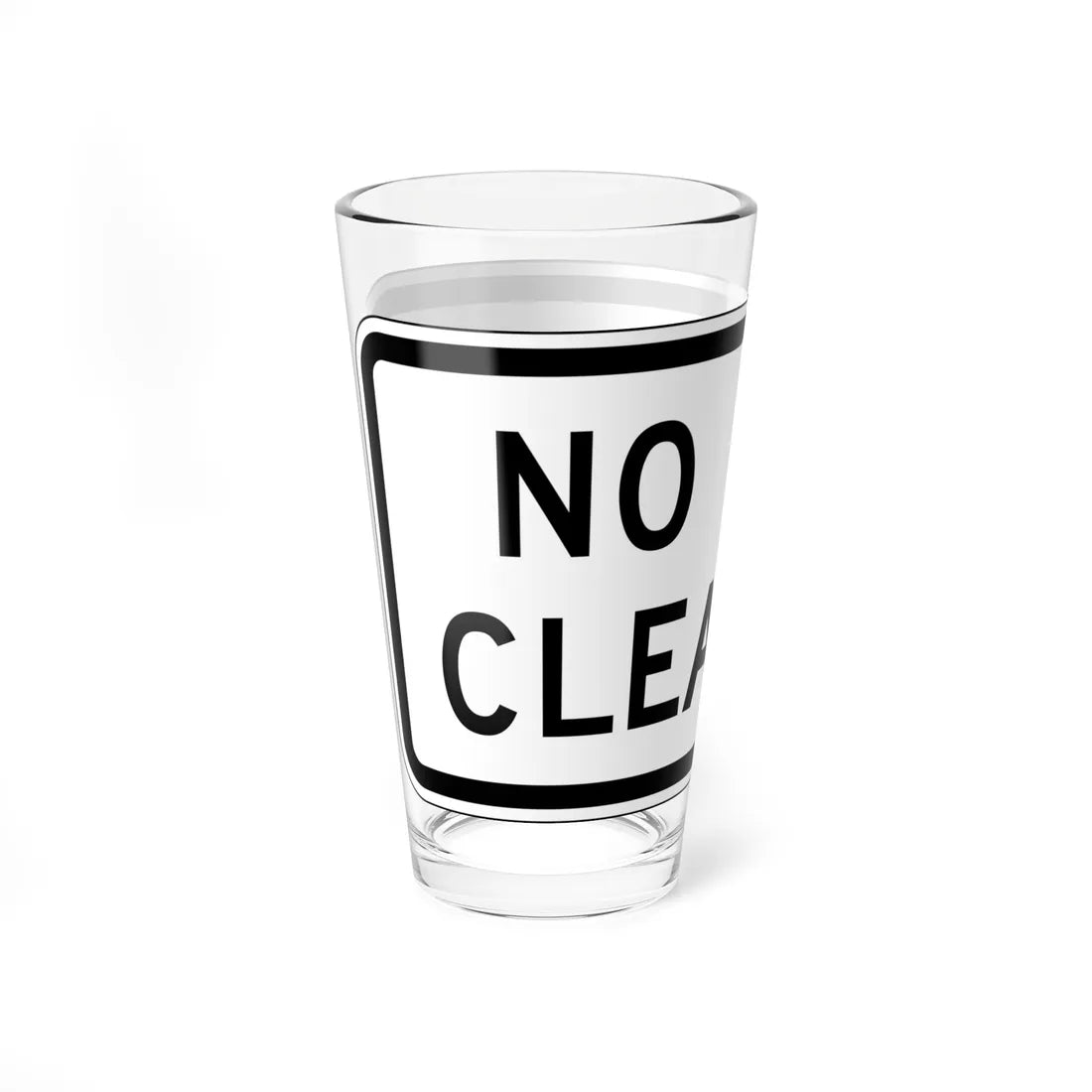 MUTCD-CA PREP-093 (California) (Road Sign) Pint Glass 16oz - Go Mug Yourself