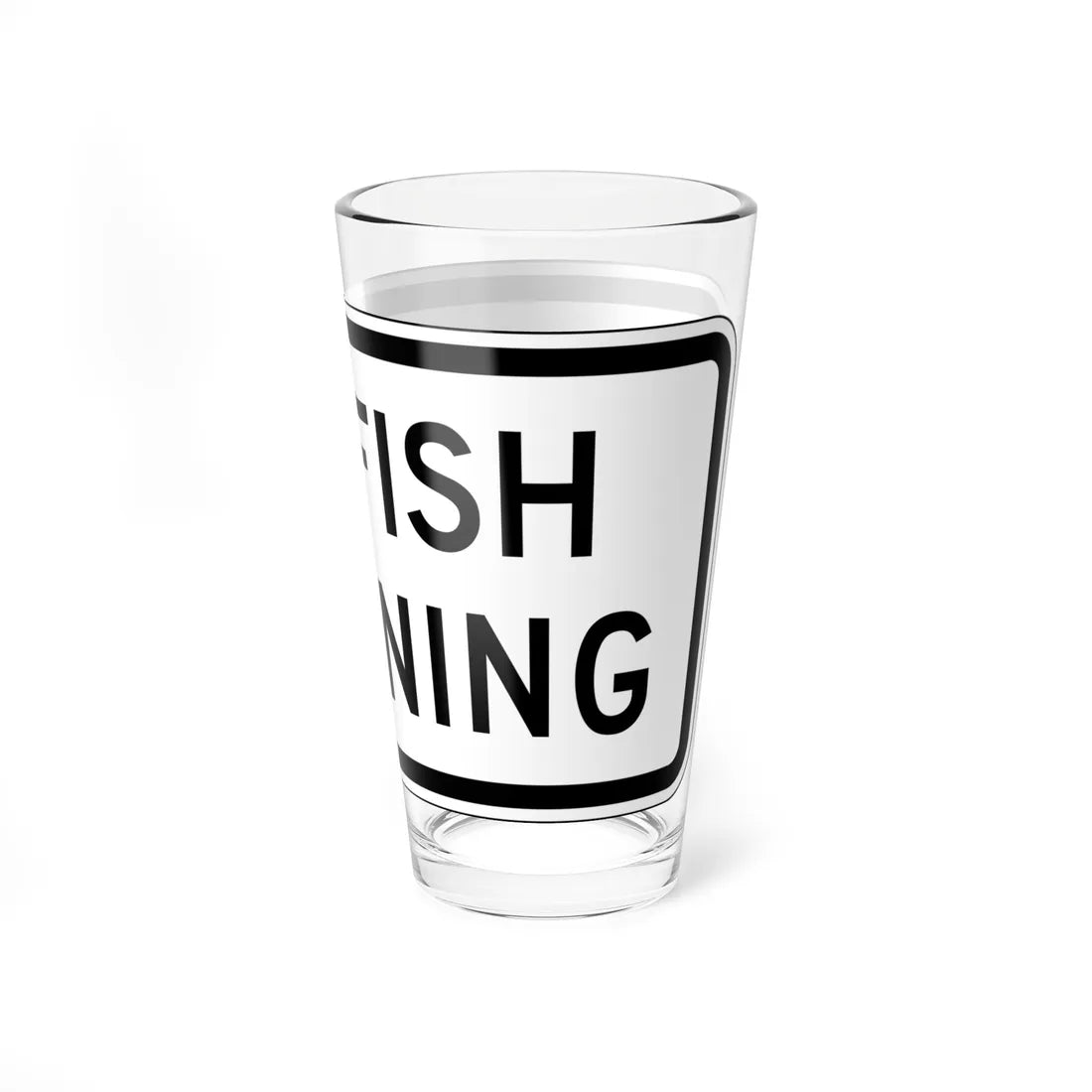 MUTCD-CA PREP-093 (California) (Road Sign) Pint Glass 16oz - Go Mug Yourself