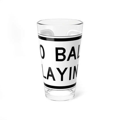 MUTCD-CA PREP-096 (California) (Road Sign) Pint Glass 16oz 16oz - Go Mug Yourself