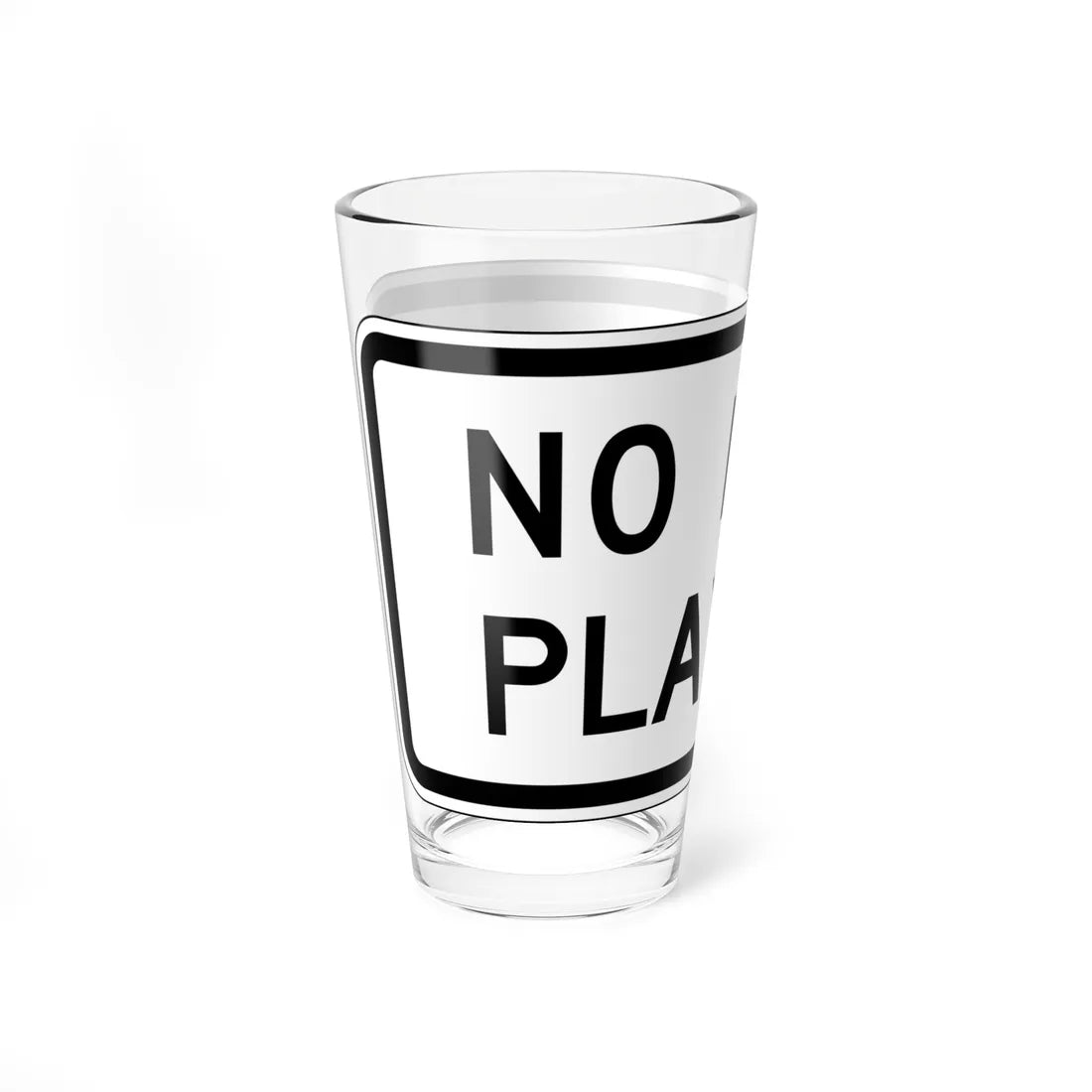 MUTCD-CA PREP-096 (California) (Road Sign) Pint Glass 16oz - Go Mug Yourself