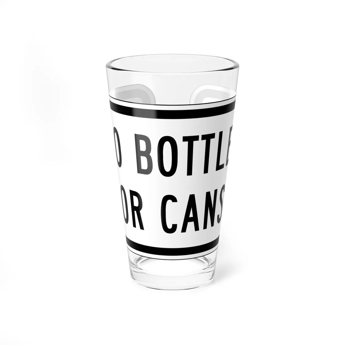 MUTCD-CA PREP-101 (California) (Road Sign) Pint Glass 16oz 16oz - Go Mug Yourself