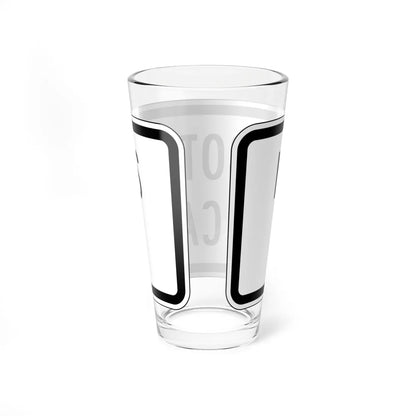 MUTCD-CA PREP-101 (California) (Road Sign) Pint Glass 16oz - Go Mug Yourself