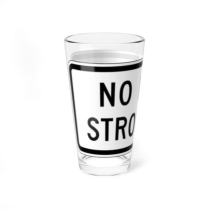 MUTCD-CA PREP-111 (California) (Road Sign) Pint Glass 16oz - Go Mug Yourself