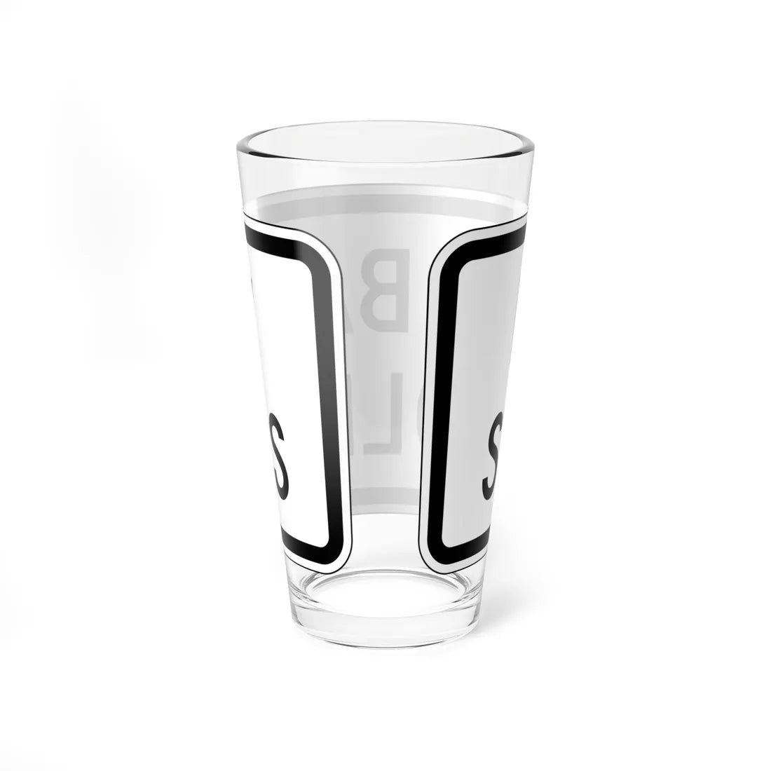 MUTCD-CA PREP-111 (California) (Road Sign) Pint Glass 16oz - Go Mug Yourself