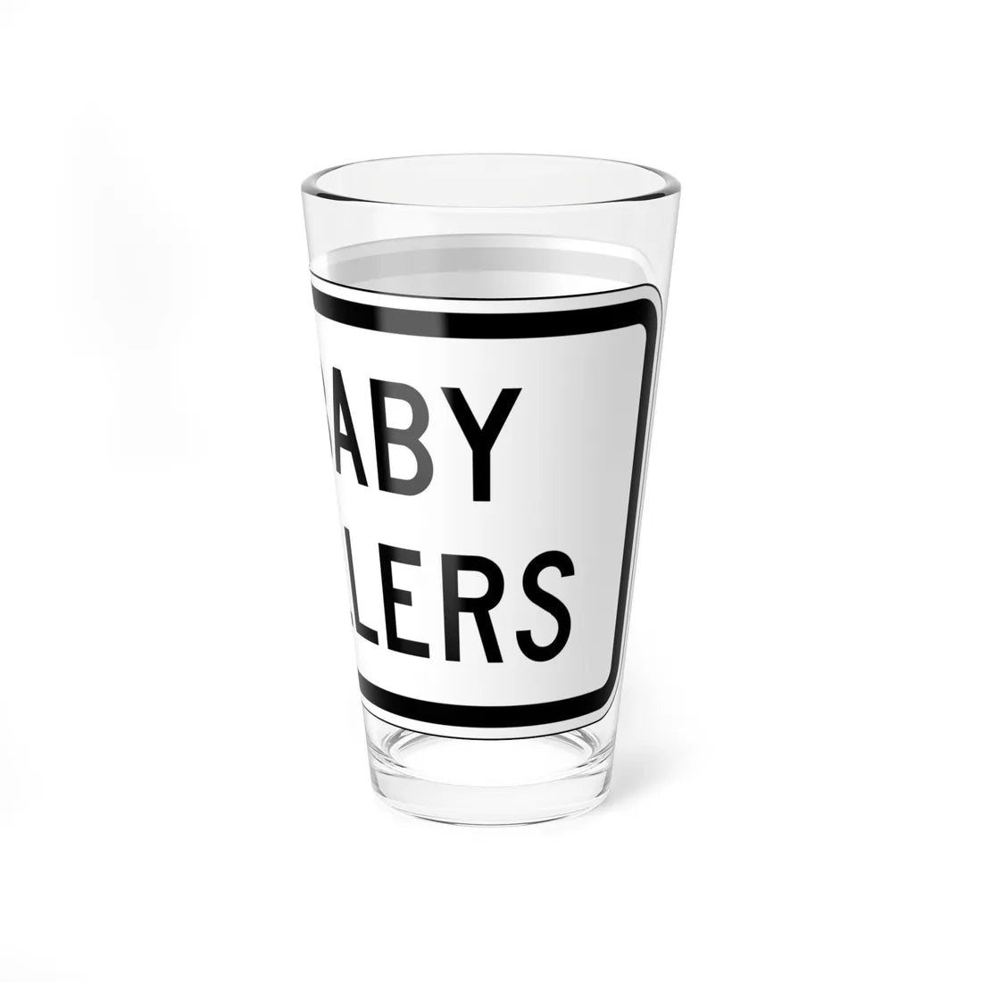 MUTCD-CA PREP-111 (California) (Road Sign) Pint Glass 16oz - Go Mug Yourself