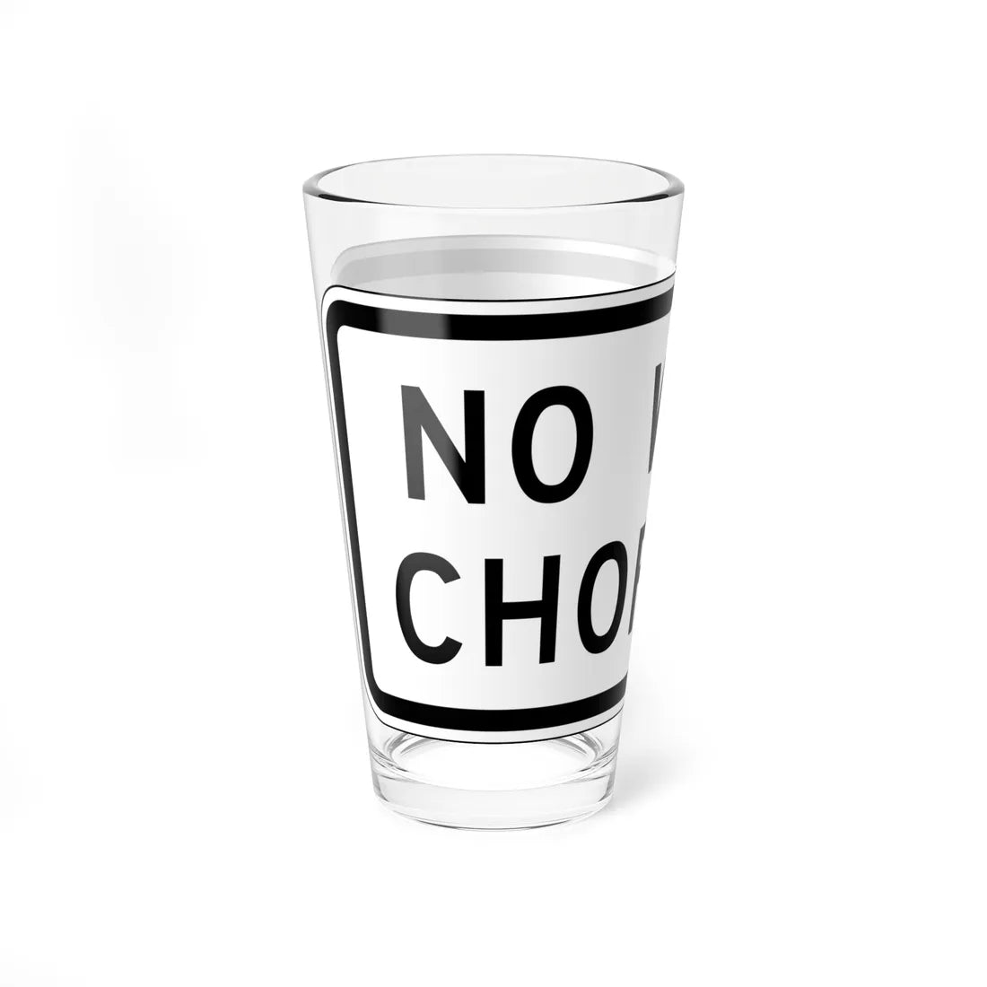 MUTCD-CA PREP-112 (California) (Road Sign) Pint Glass 16oz - Go Mug Yourself