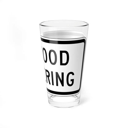 MUTCD-CA PREP-120 (California) (Road Sign) Pint Glass 16oz - Go Mug Yourself