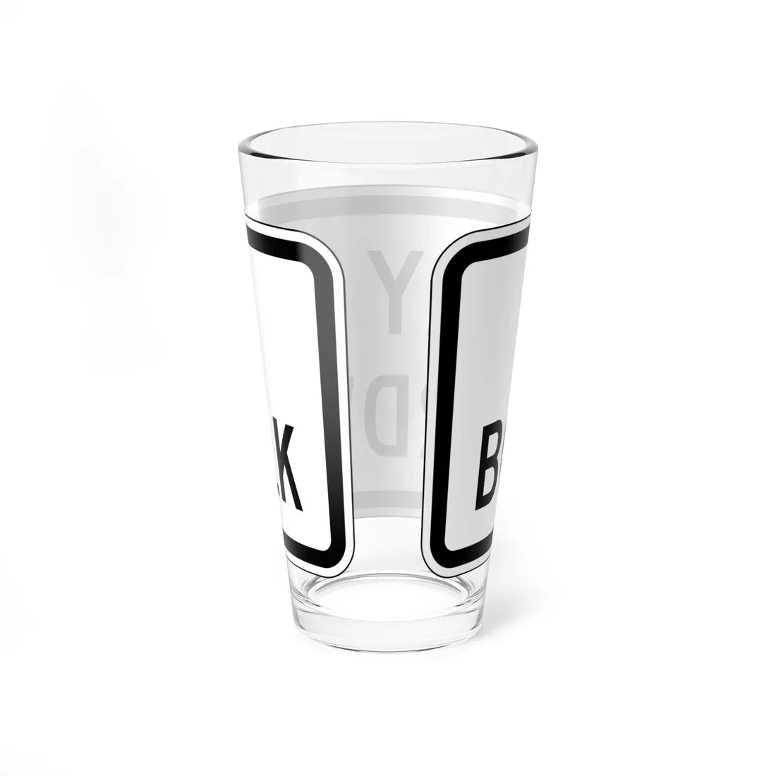 MUTCD-CA PREP-122 (California) (Road Sign) Pint Glass 16oz - Go Mug Yourself