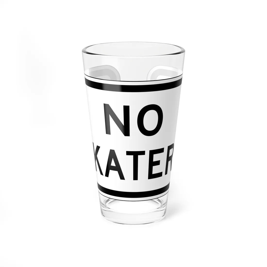 MUTCD-CA PREP-125 (California) (Road Sign) Pint Glass 16oz 16oz - Go Mug Yourself