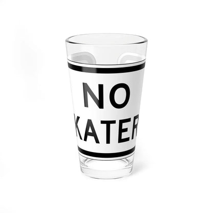 MUTCD-CA PREP-125 (California) (Road Sign) Pint Glass 16oz 16oz - Go Mug Yourself