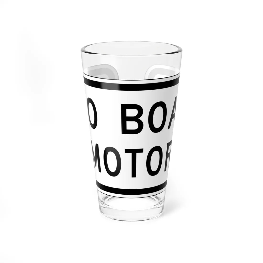 MUTCD-CA PREP-147 (California) (Road Sign) Pint Glass 16oz 16oz - Go Mug Yourself