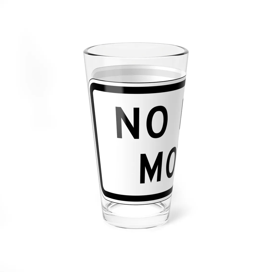 MUTCD-CA PREP-147 (California) (Road Sign) Pint Glass 16oz - Go Mug Yourself