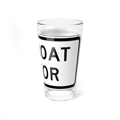 MUTCD-CA PREP-147 (California) (Road Sign) Pint Glass 16oz - Go Mug Yourself