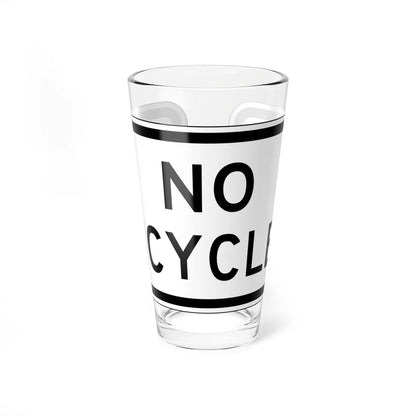 MUTCD-CA PREP-R5-6 (California) (Road Sign) Pint Glass 16oz 16oz - Go Mug Yourself